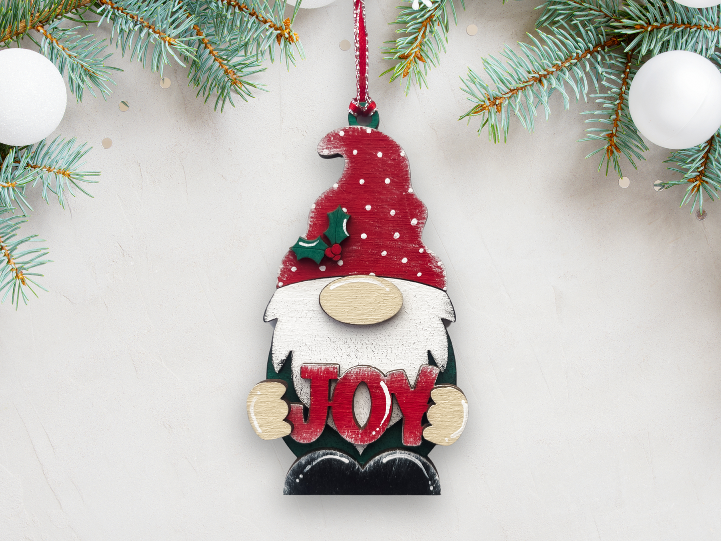 Holiday Gnome Ornaments