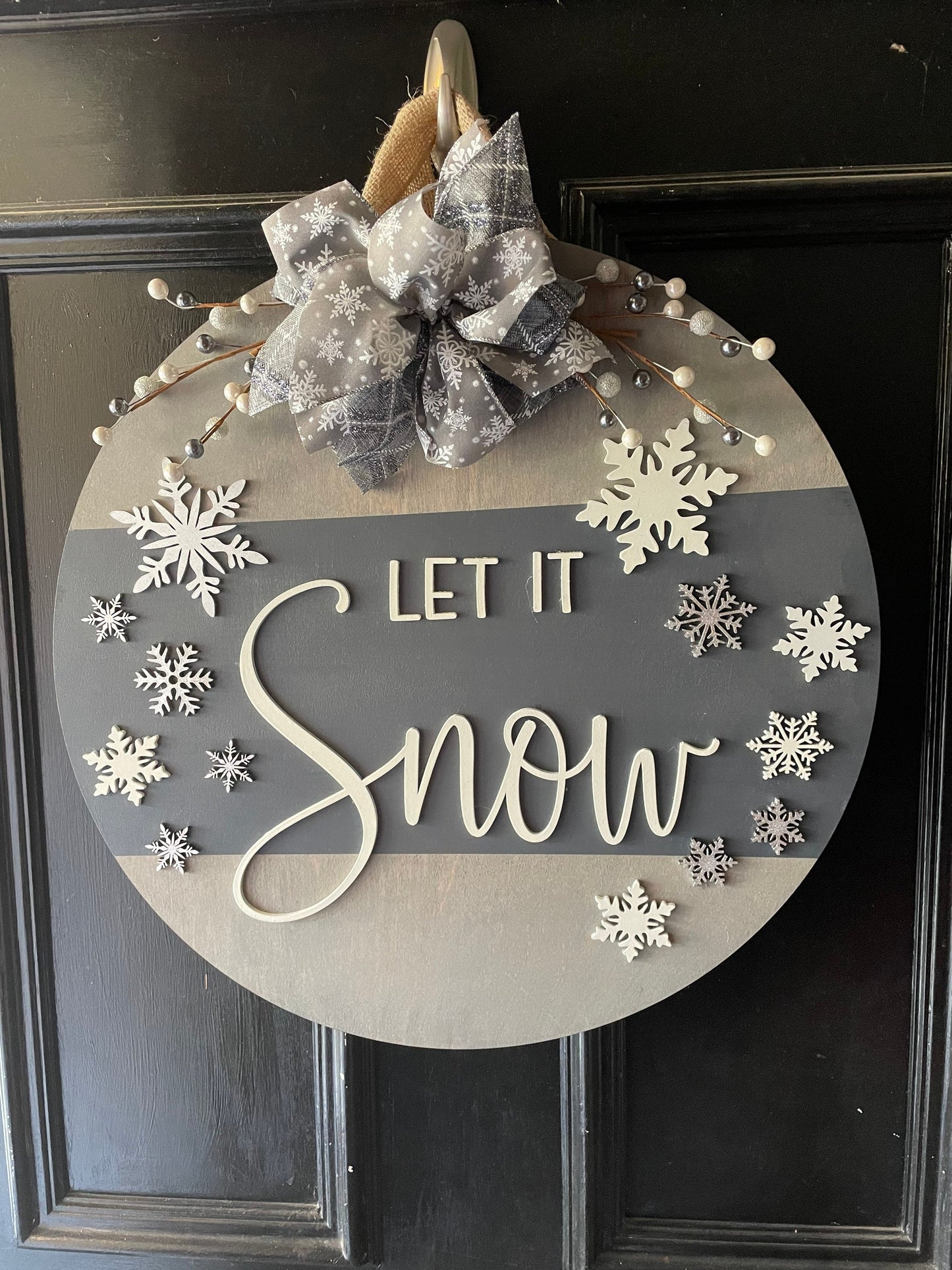 Let it Snow with Painted Stripe