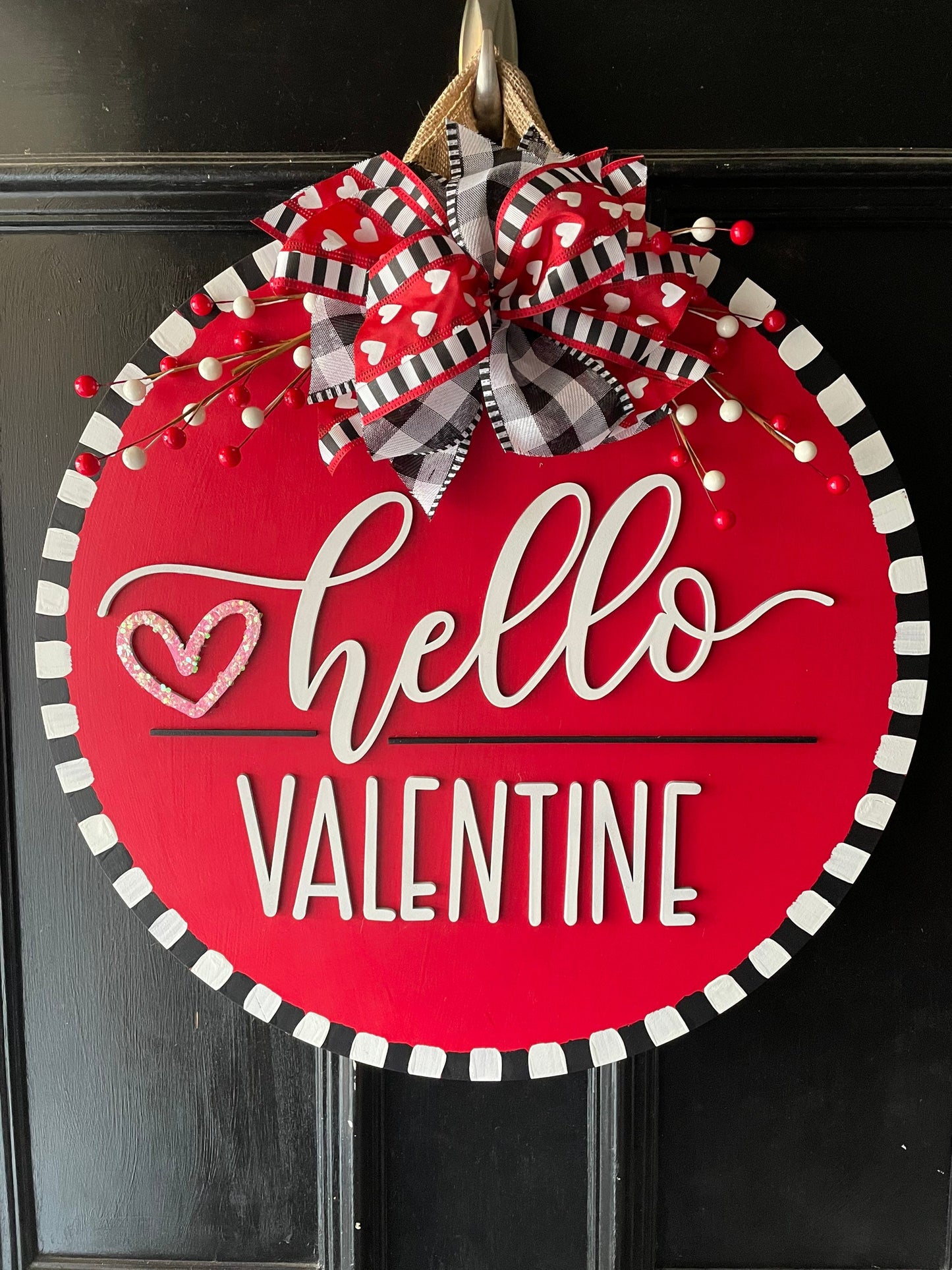 Hello Valentine | Door Hanger | Valentine’s Day