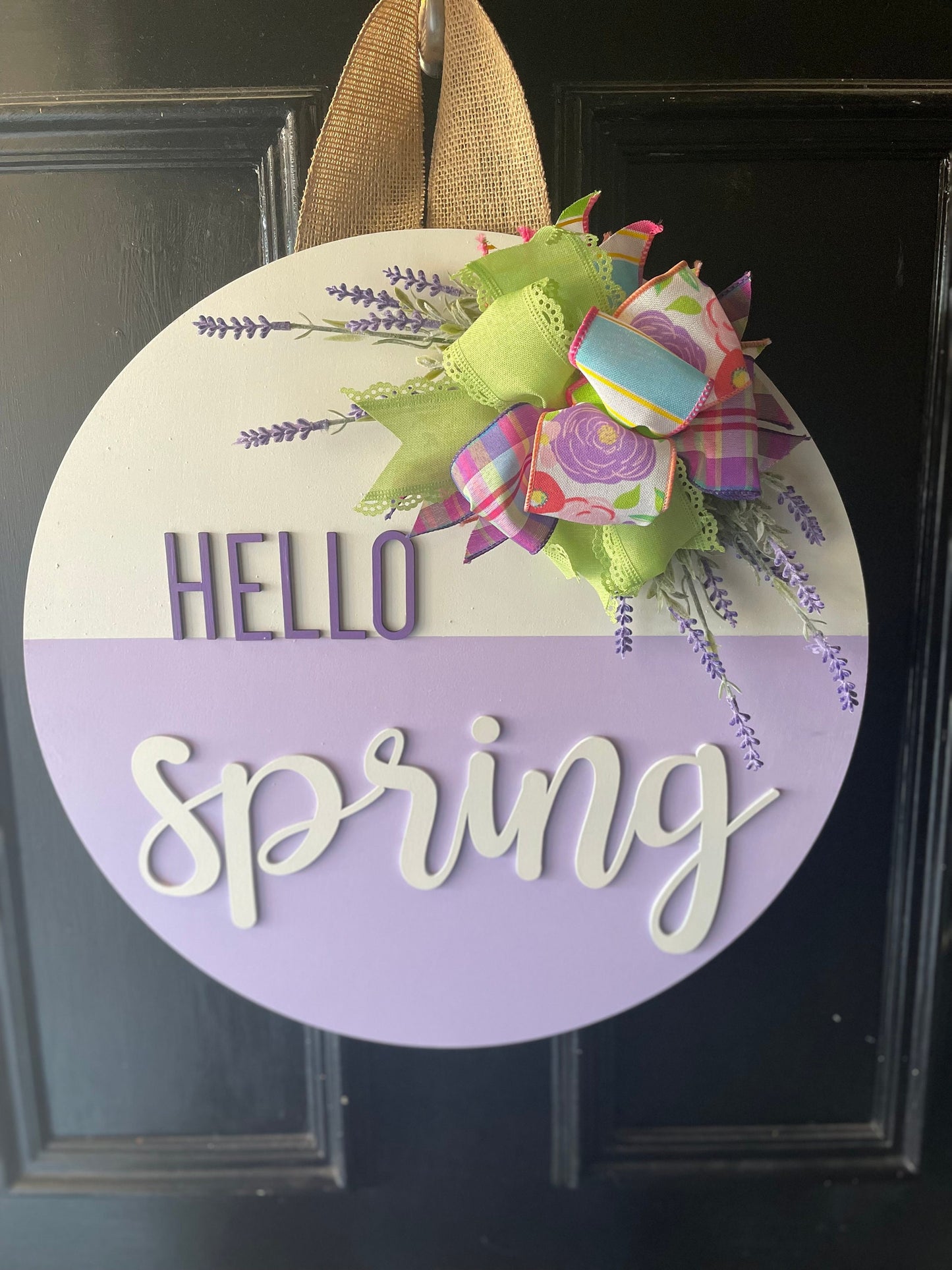 Spring Front Door Decor | Hello Spring Wreath | Spring Wreath | Daisy | Spring Front Door Wreath | Spring Door Hanger | Spring Door Wreath