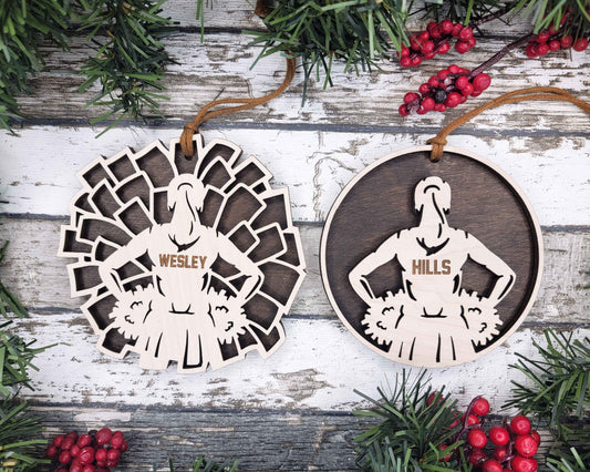 Personalized Sports Ornament- Cheer