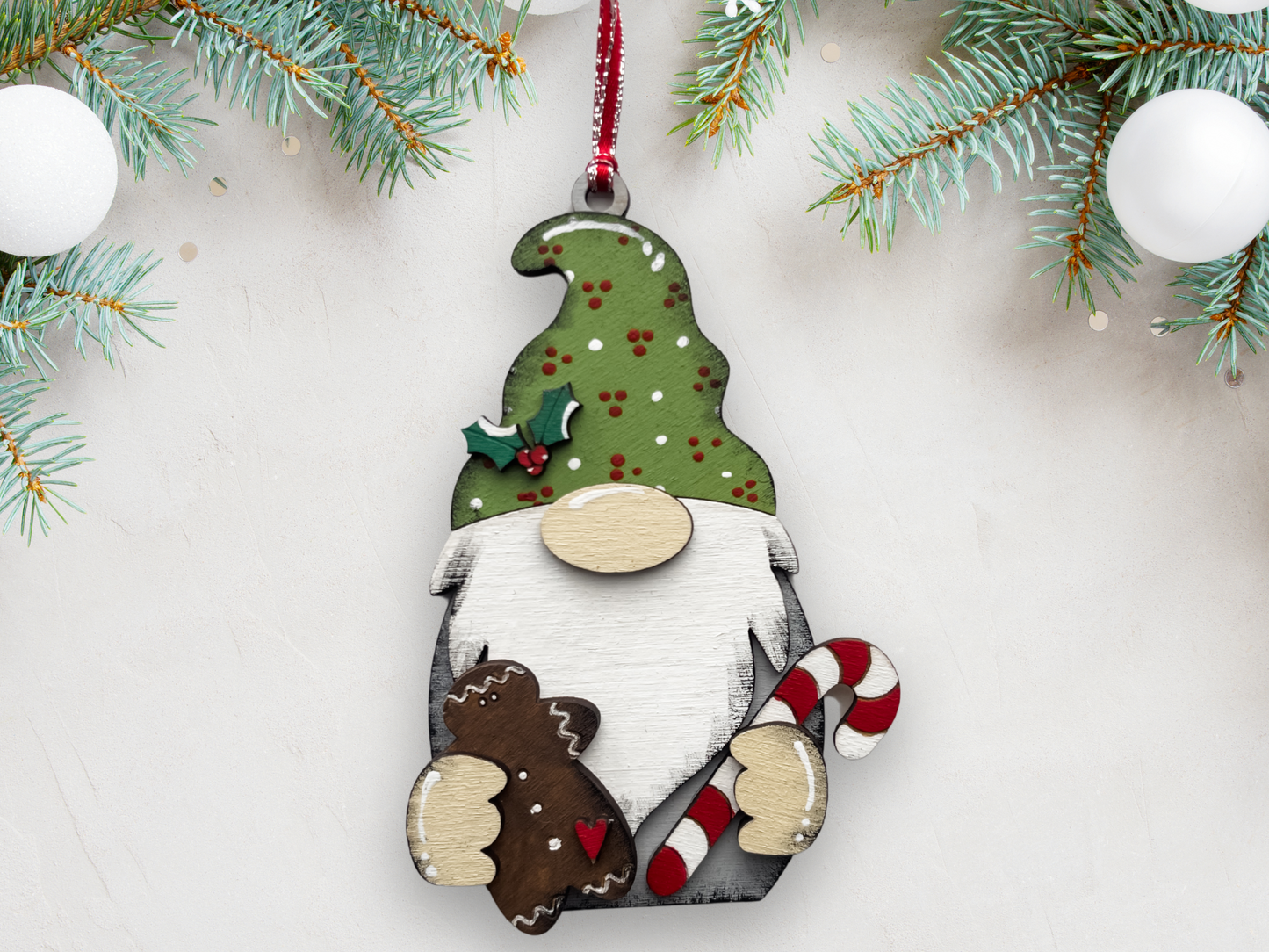 Holiday Gnome Ornaments