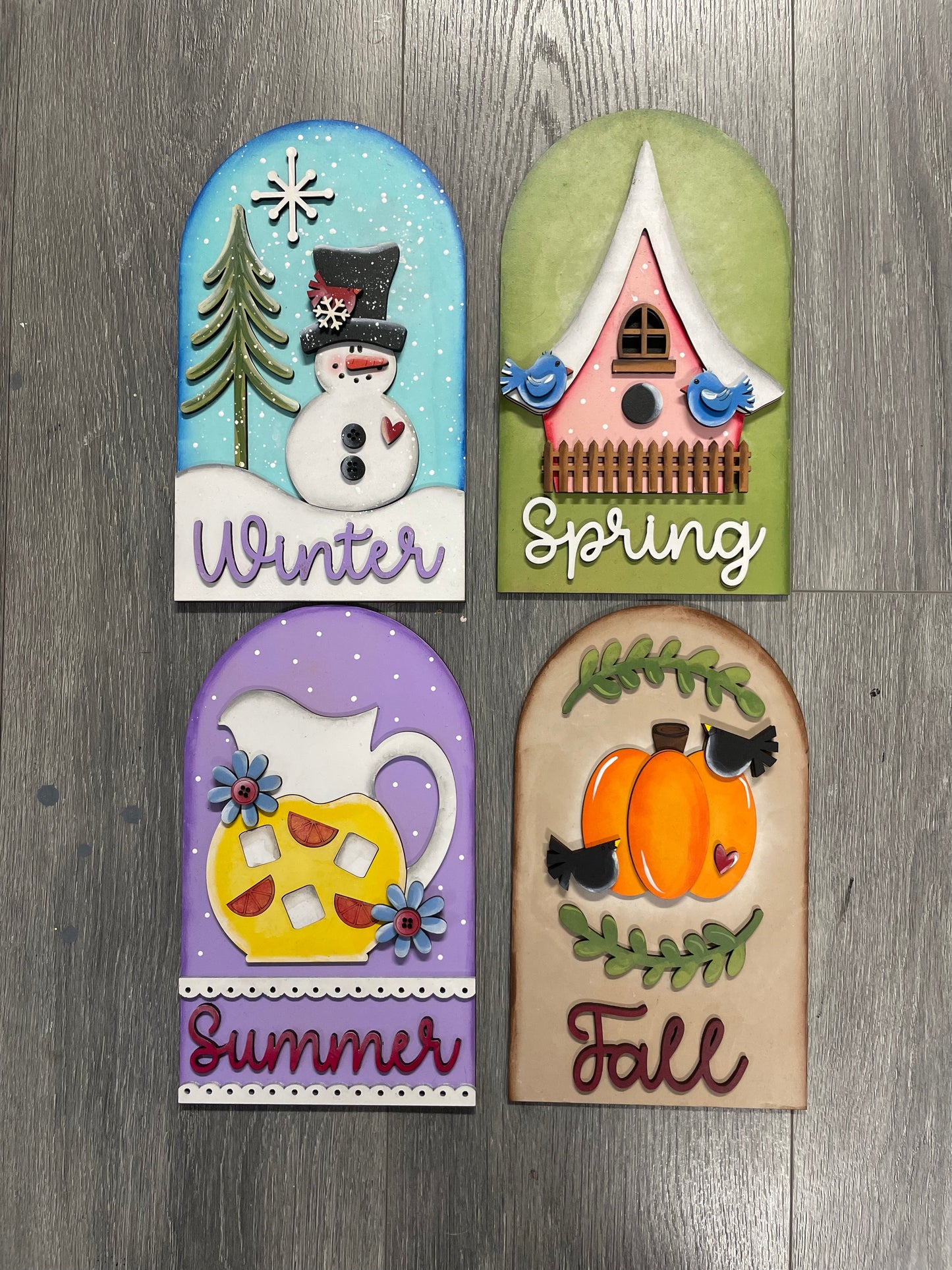 Interchangeable Seasonal Frame Sign Set