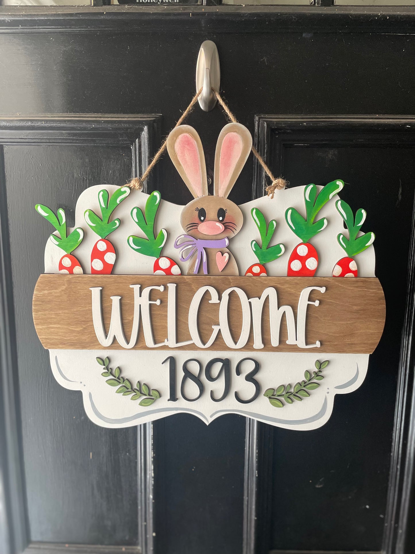 Interchangeable Welcome Door Sign