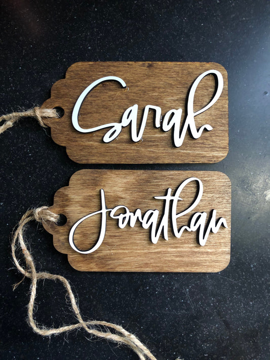 Personalized Stocking Tags, ornaments, or gift tags