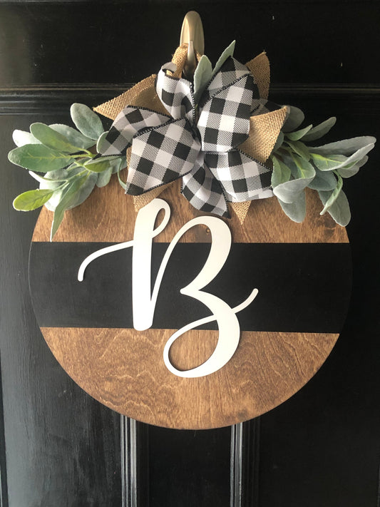Initial Door Hanger
