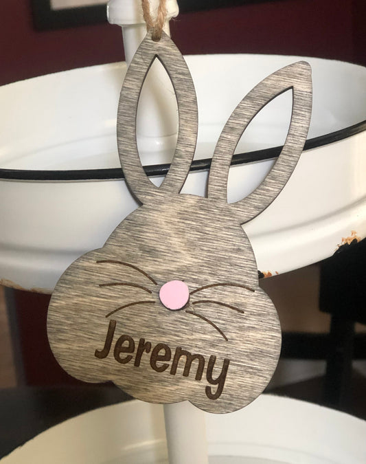 Personalized Bunny Tags