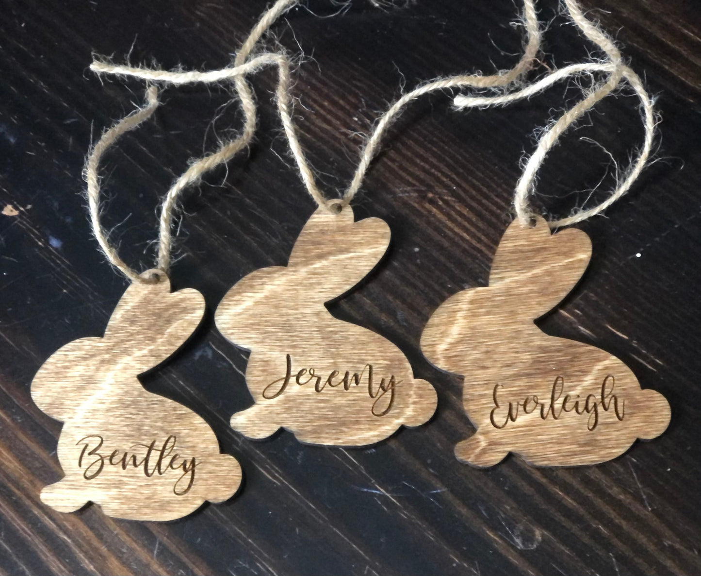 Personalized Bunny Easter Tag