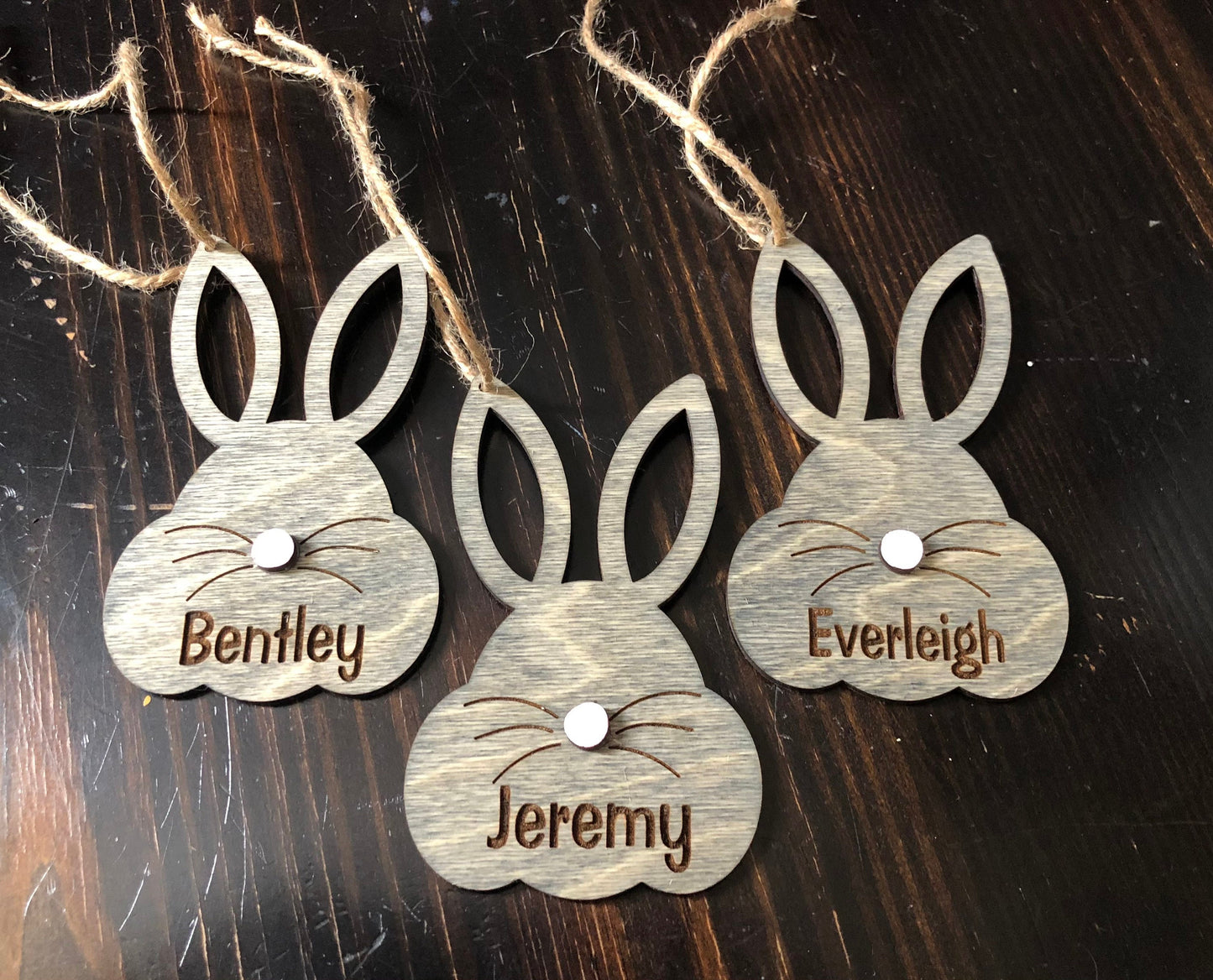 Personalized Bunny Tags