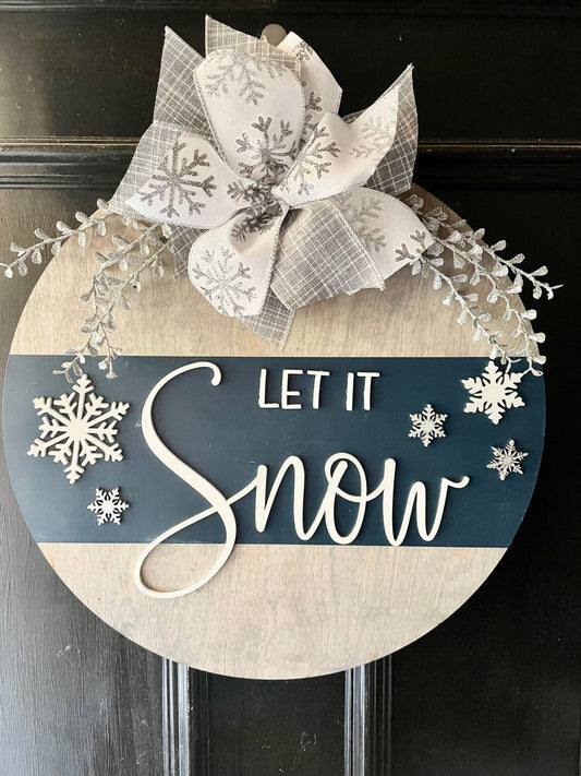 Let it Snow with Painted Stripe
