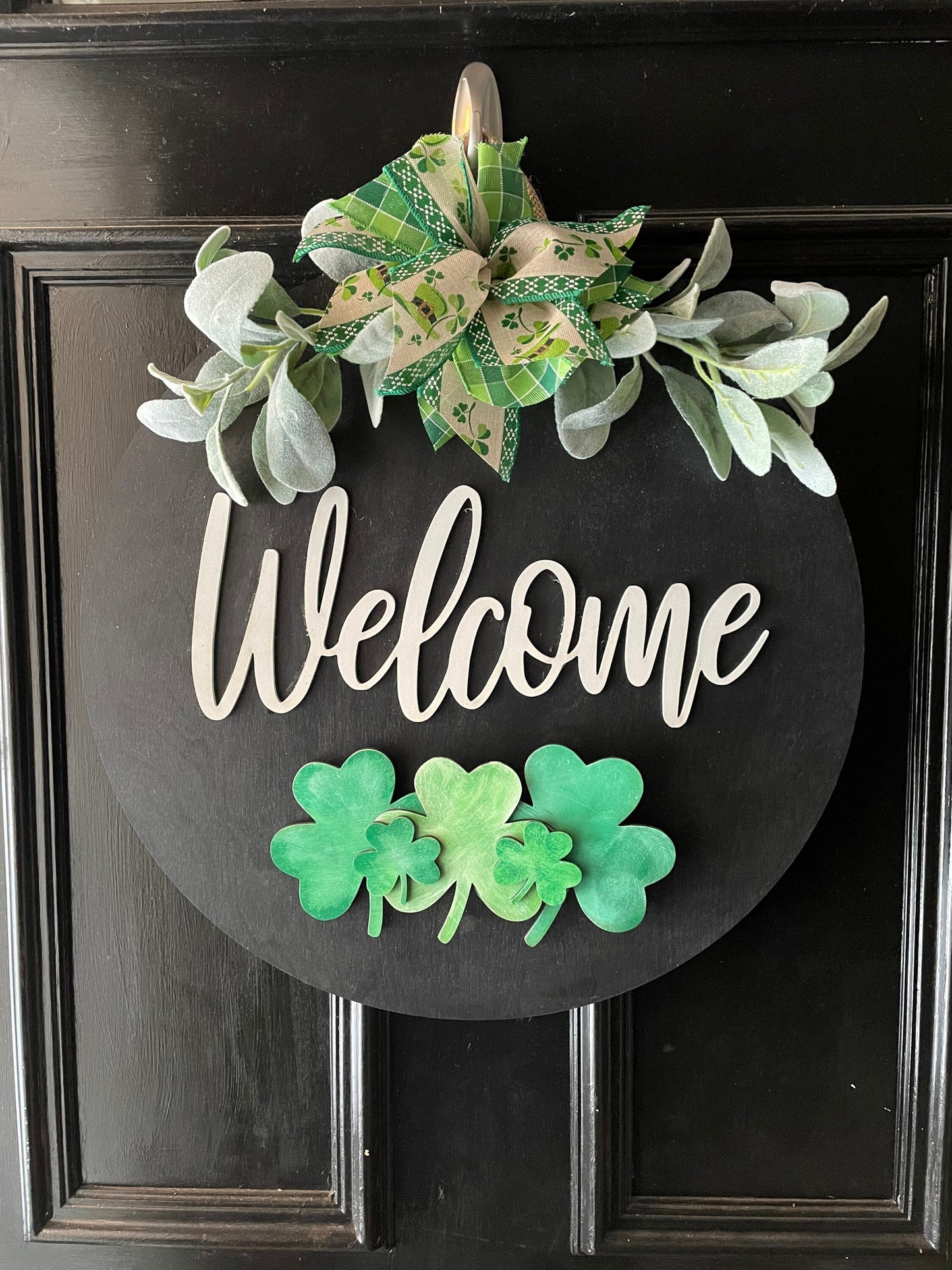 Welcome with Shamrocks
