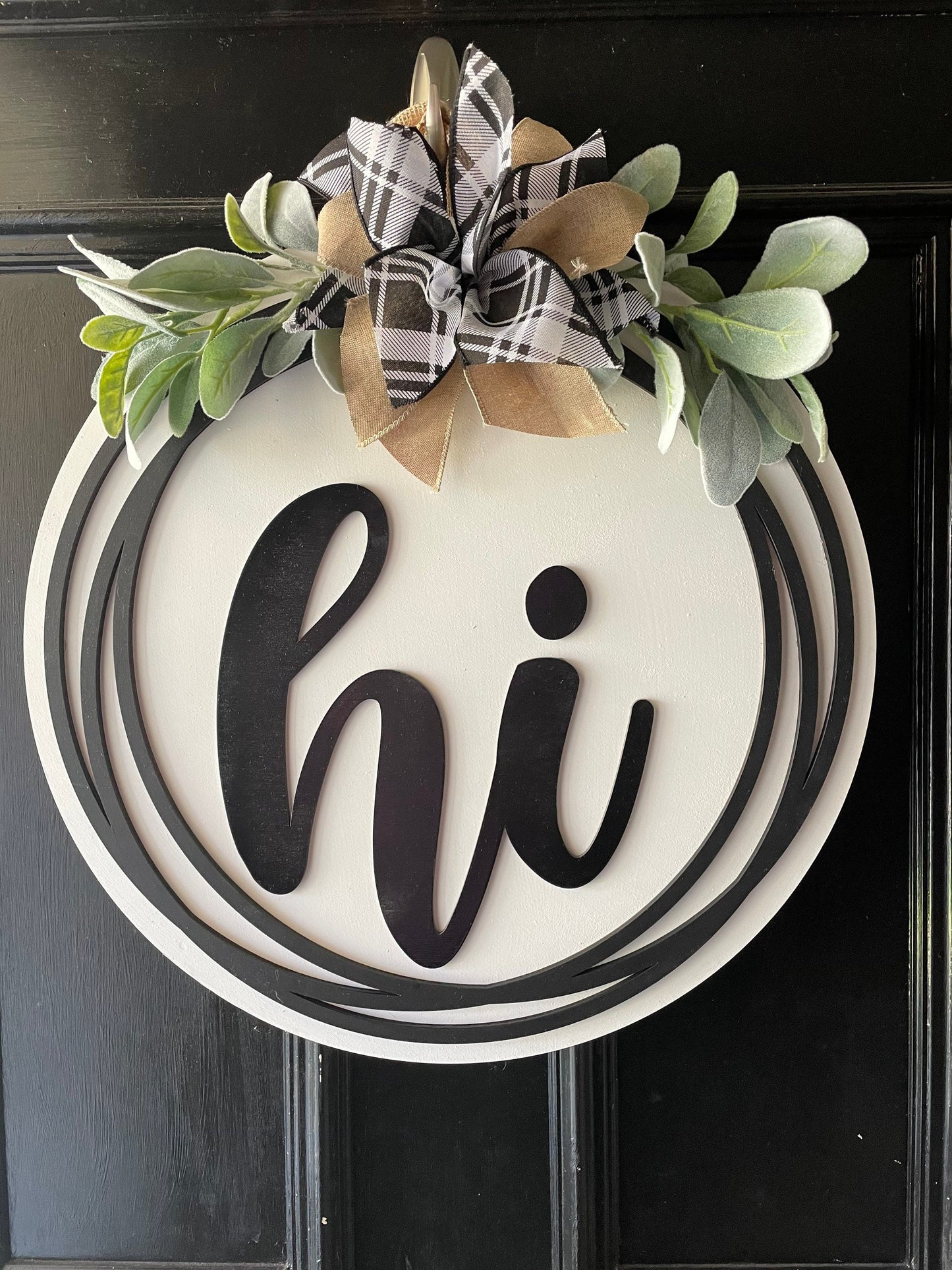 Front Door Decor | Hi Door Hanger