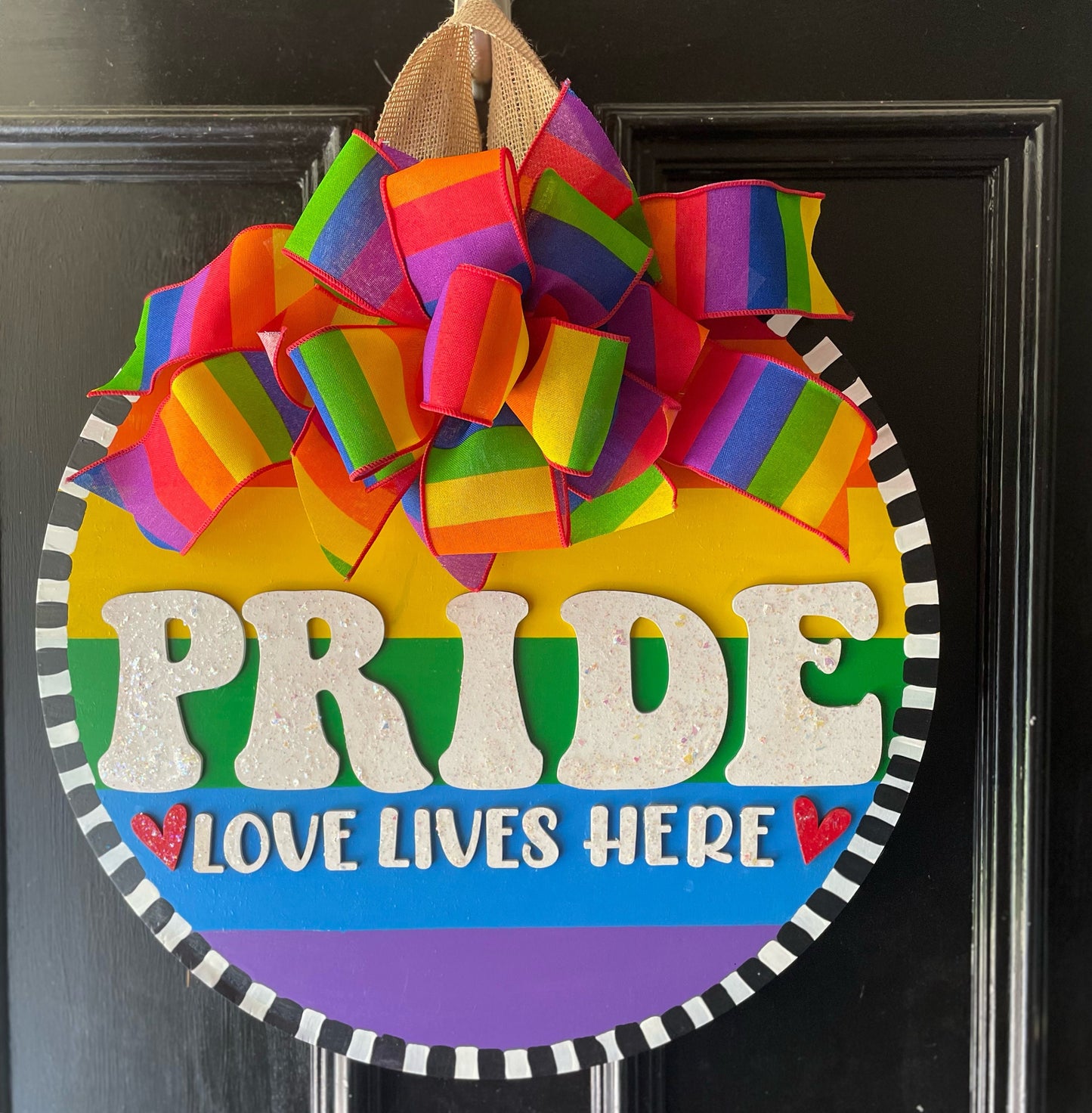 Pride Rainbow Door Hanger