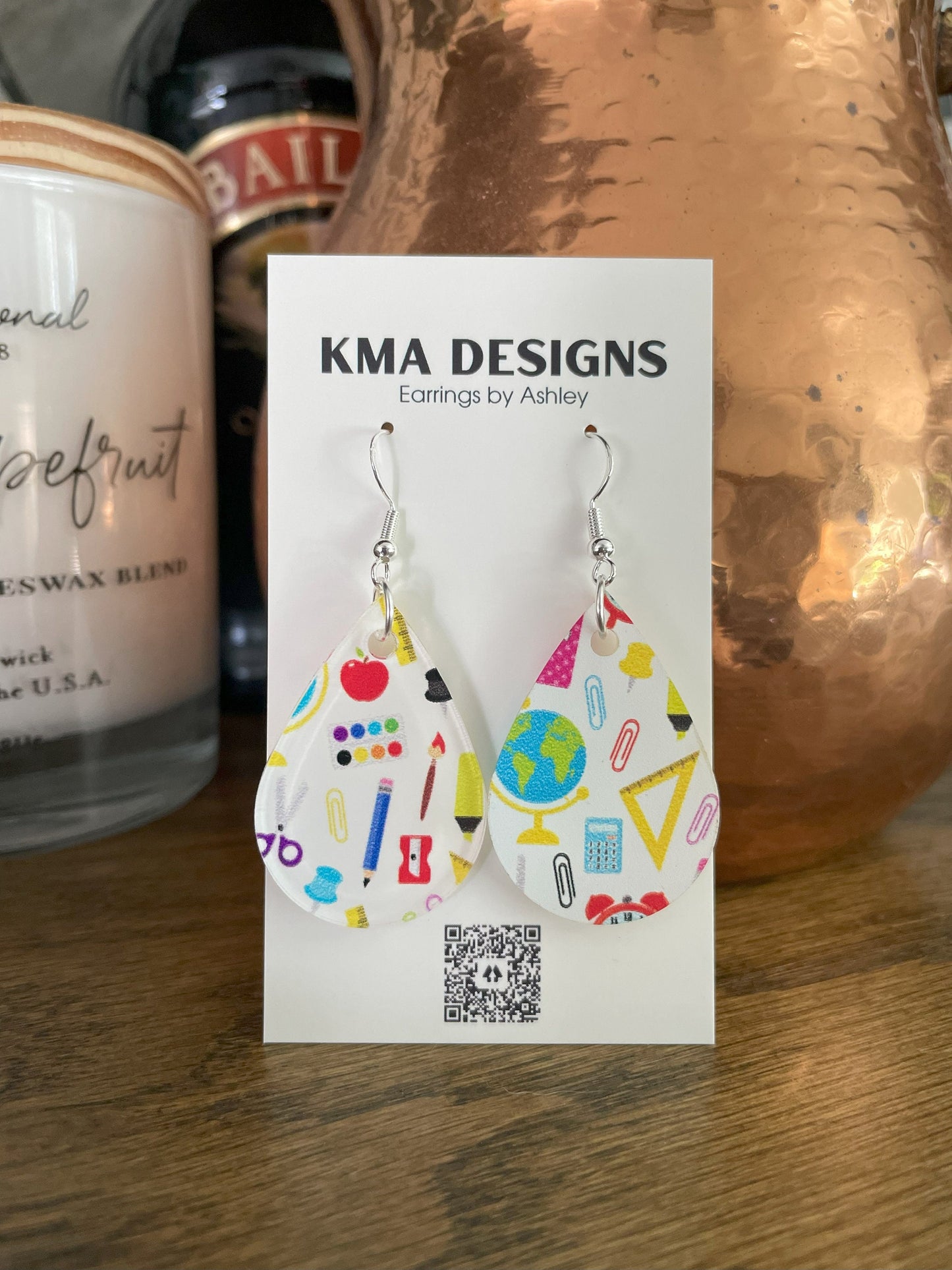 Teacher Teardrop Earrings