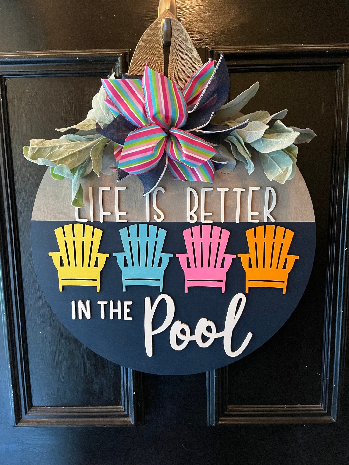 Life is Better at the Lake, Lake Door Hanger