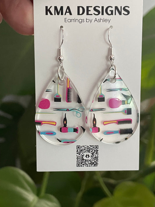 Hair Stylist Earrings